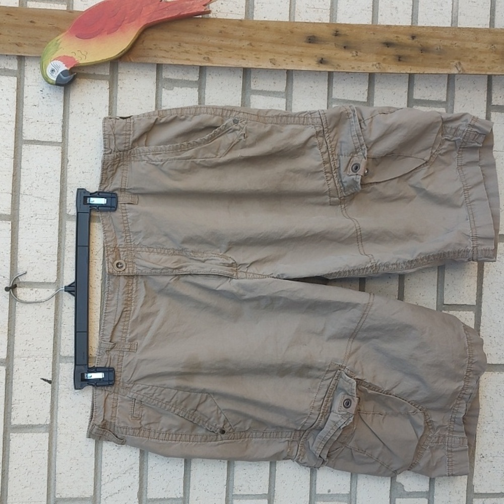Khaki Cargo Shorts